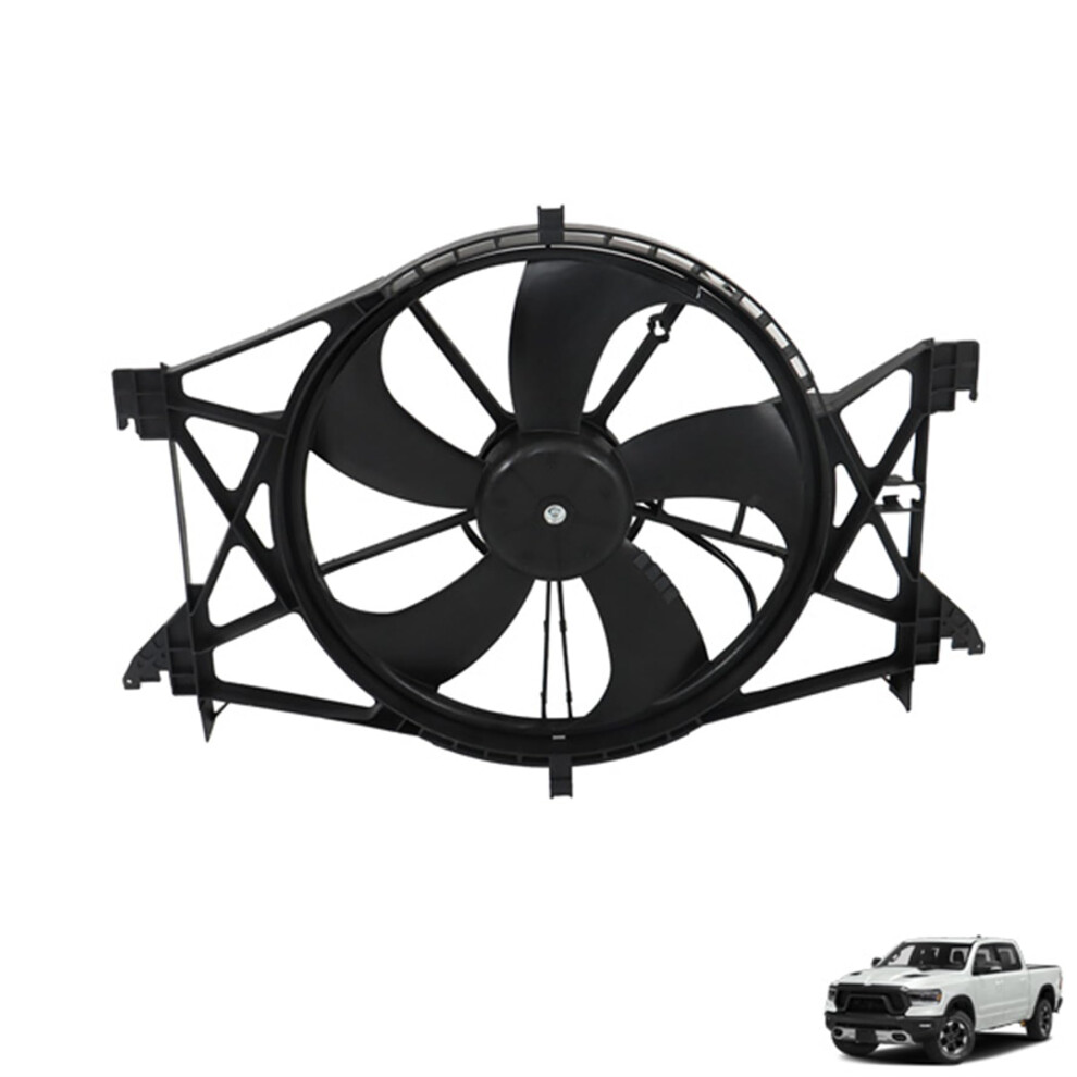 Radiator Cooling Fan Assembly For Ram 1500 20112020, Precise Fitment And Reliable Cooling 9092120450330