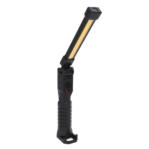 LED Work Light 360 Rotating Magnetic Base Rechargeable Mechanic Flashlight with Hook 5 Modes