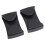 2 Stück Ski Goggle Clips ABS Helmklemme Schwarz 12