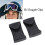 2 Stück Ski Goggle Clips ABS Helmklemme Schwarz 3