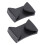 2 Stück Ski Goggle Clips ABS Helmklemme Schwarz 8