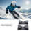 2 Stück Ski Goggle Clips ABS Helmklemme Schwarz 4