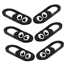 6pcs Laptop Webcam Cover Privacy Protection AntiHacking Easy Slide Closure for Laptops and Tablets Black