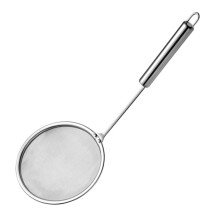Stainless Steel Skimmer Spoon with Fine Mesh and Long Handle for Grease Foam and Gravy Removal