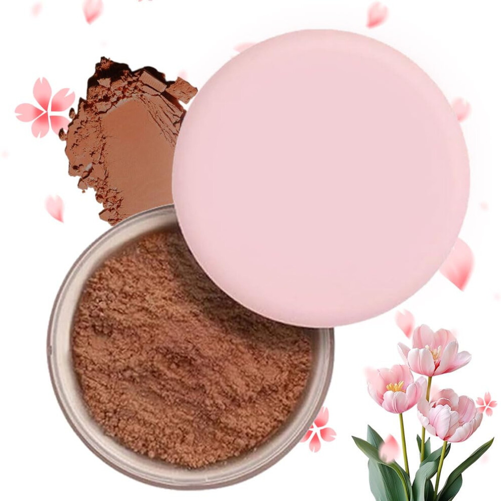 Pink Blurring Loose Setting Powder Waterproof Makeup For All Skin Tones Vegan Longlasting Finish
