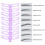 Adjustable Handle Eyebrow Stencil with Secure Strap Hold, Reusable Brow Template for Shaping 5