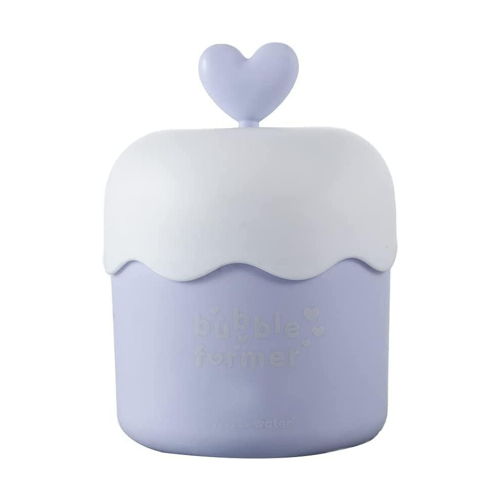 Blue Face Wash Foaming Cup With Rich Foam Creation And Markings, Facial Cleanser Foam Maker