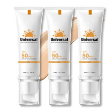 Tinted Face Sunscreen SPF 50 Broad Spectrum, No White Cast, Travel Size, Pack of 3