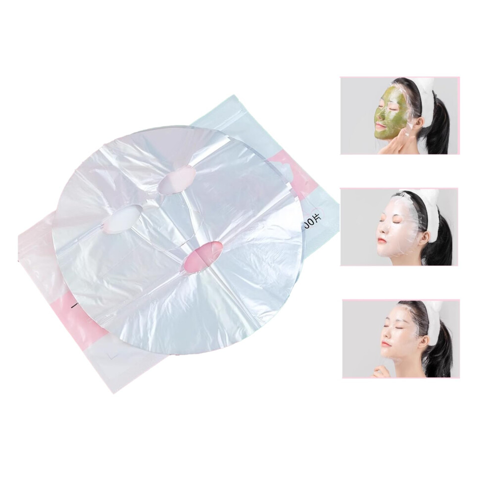 Facial Mask Cover for Deep Hydration and Moisture Lock, Heat Therapy Sheet Mask Cover, 100pcs