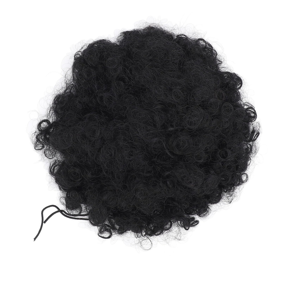 Unisex Hair Bun Extension With Messy Bun Style, Heat Resistant Clipon Updo For Women And Girls