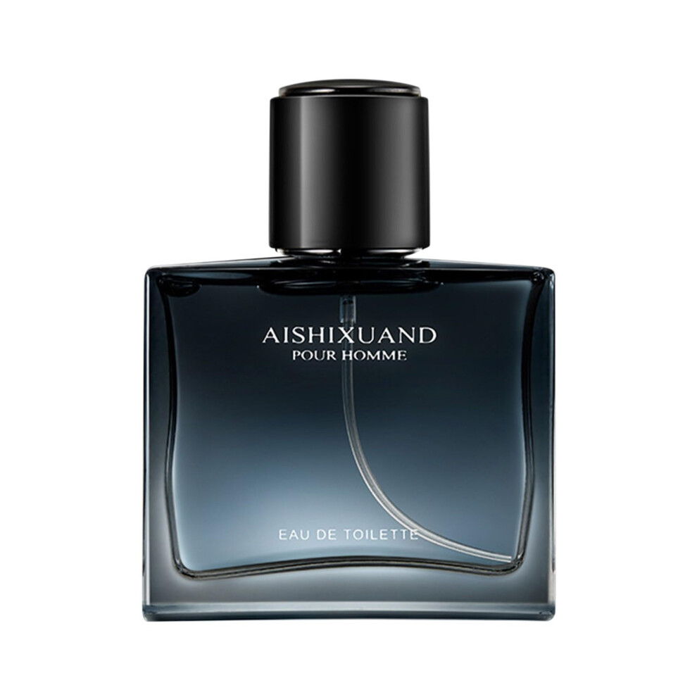 Amber Men's Eau De Toilette 50Ml Long Lasting Ocean Fresh Cologne With Citrus Woody Scent