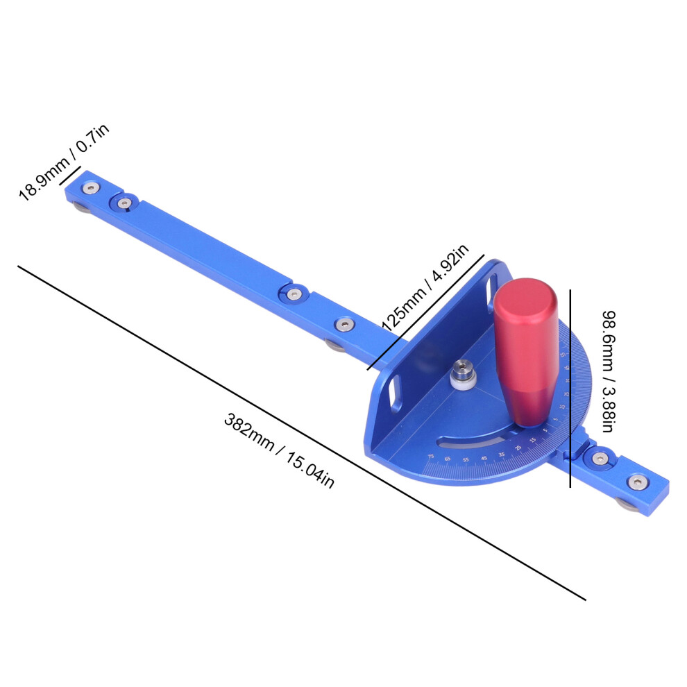 Precision Aluminium Miter Gauge for Saws