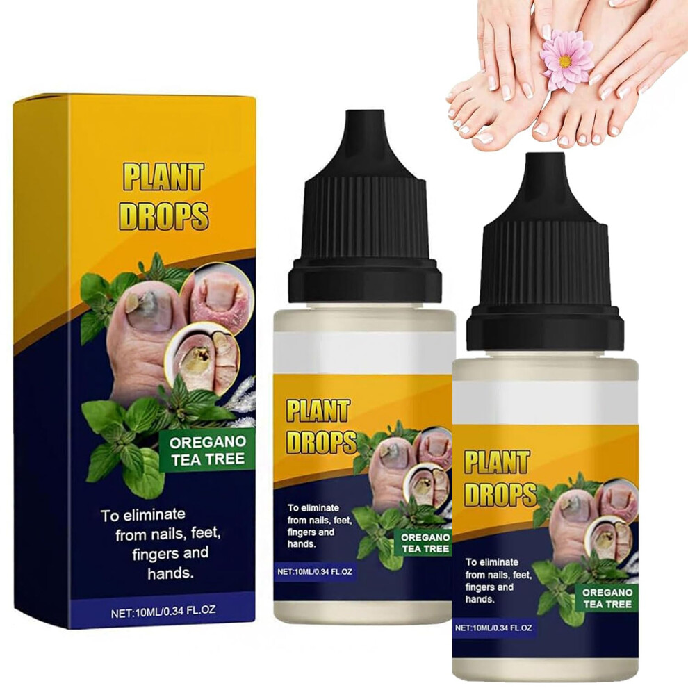 Toenail Fungus Treatment with Oregano and Tea Tree Oil, Antifungal Nail  Drops 10ml 2pcs