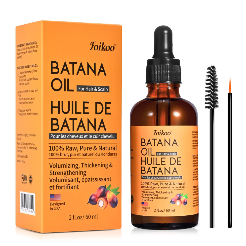 Organic Batana Oil from Honduras for Hair Growth, Unscented Deep Nourishment and