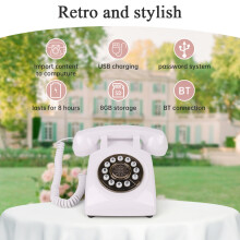 Classic Retro BT Voice Recorder Telephone