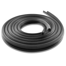 0.12 Inch Rubber Screen Spline 250Ft Black Hollow Core Flexible Replacement for Secure Fit
