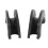 D-Ring-Schäkel-Isolator-Kit, 3/4-Zoll, Schwarz 12