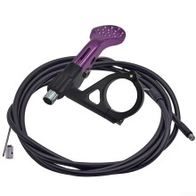 Purple Dropper Seatpost Lever with Durable Anodized Finish and Enhanced NonSlip Grip