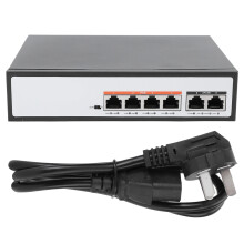 Industrial Grade PoE Switch With 2KV Thunderproof Protection, Supports Monitoring Dedicated Mode And Dual Network Modes Sturdy Fanless Construction