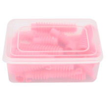 Plastic Hair Perm Rods Set Wet Or Dry Usage Environmentally Friendly Material With Unique Design For Salon-Quality Curls At Home