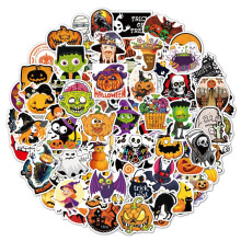 Halloween-Partyartikel für Kinder, Jugendliche und Erwachsene, wasserfeste Vinyl-Aufkleber, Aufkleber für Halloween-Feiern, Halloween-Partyartikel,