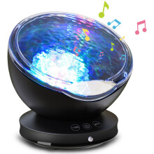 Timer Function Galaxy Projector With Remote Control Adjustable Projection Angle Built-In Speaker Aurora Light Show LED Lighting Sleep Aid Room