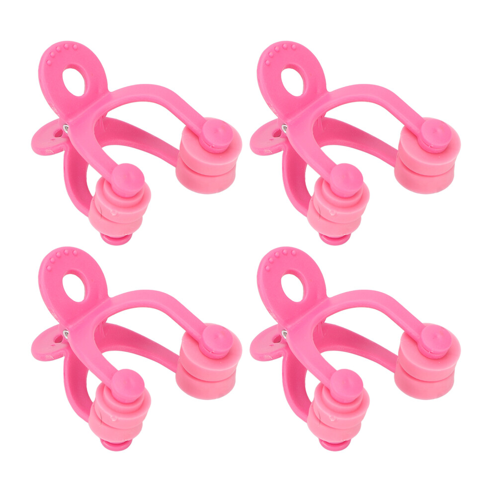 4pcs Pink Nose Lifter Clips for Wide & Straight Nose Shaping Beauty Tool