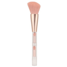 4-in-1 Gold Make-up Pinsel mit transparentem Griff zum Verblenden und Konturieren