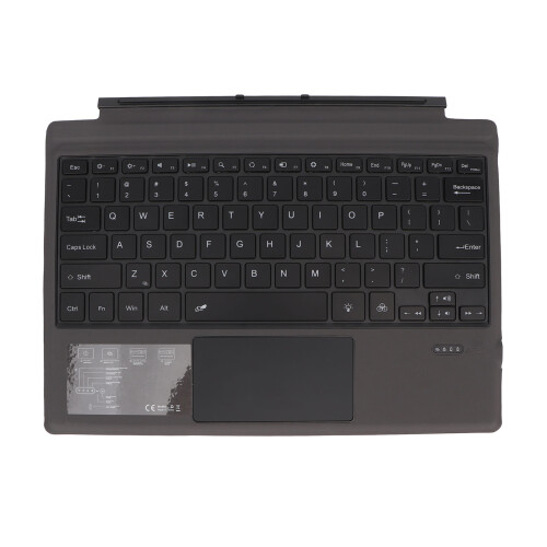 Εξαιρετικά λεπτό πληκτρολόγιο Bluetooth με touchpad για Microsoft Surface Pro4, ρυθμιζόμενη γωνία, 2
