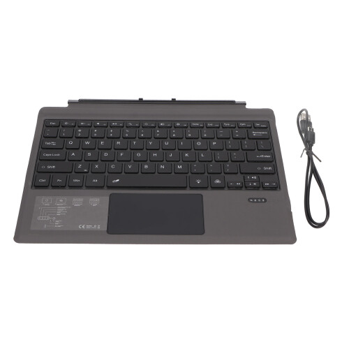 Εξαιρετικά λεπτό πληκτρολόγιο Bluetooth με touchpad για Microsoft Surface Pro4, ρυθμιζόμενη γωνία, 1