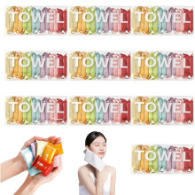 140Pcs Compressed Face Towels, Instant Expansion Soft Disposable Towels for Travel Camping Hiking