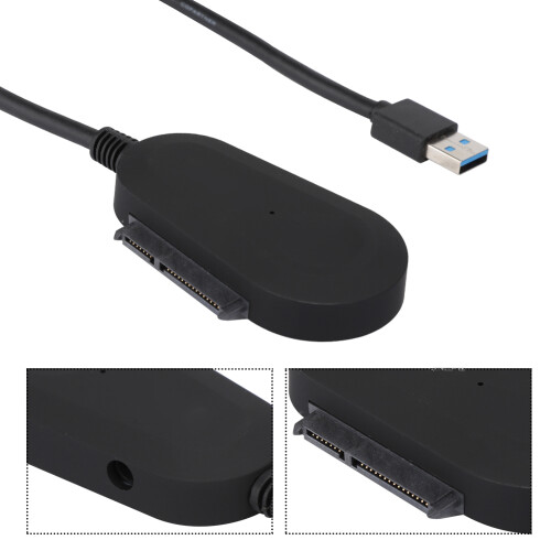 Καλώδιο προσαρμογέα υψηλής ταχύτητας USB3.0 σε SATA, συμβατό με παλαιότερες εκδόσεις, 2
