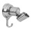 Non Rusting Shower Head Holder ABS Construction Attachable Rotatable Wall Mount Holder Adjustable Height Reusable Suction Cup Universal Compatibility 2