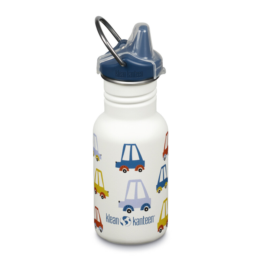 (Cars) Kids Sippy Bottle 355Ml - Narrow Design Bpa Free Stainless Steel Klean Kanteen