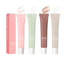Moisturizing Lip Butter Balm 4 Colors with Shea and Olive – Deep Hydration for Dry Lips
