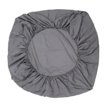Sábana bajera ajustable de 78.7 x 86.6 pulgadas, gris oscuro, antidesvanecimiento