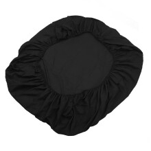Spannbettlaken 200x220cm schwarz, atmungsaktiv, waschbar