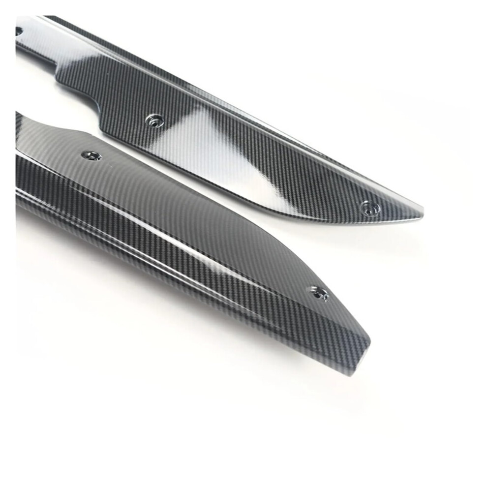 Side Skirts Carbon Fiber Look Glossy Aerodynamic Splitter For Corvette C8 20202024 Stingray Z51 Black 9070919001727
