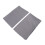 2 Pcs Pillow Cases 48 x 74 cm Dark Grey - Soft 15