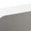Mirror LED Alarm Clock, White, 5-Level Brightness 12
