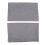 2 Pcs Pillow Cases 48 x 74 cm Dark Grey - Soft 3