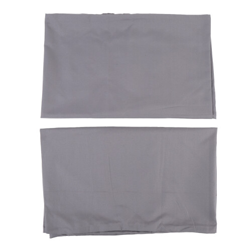 2 Pcs Pillow Cases 48 x 74 cm Dark Grey - Soft 2
