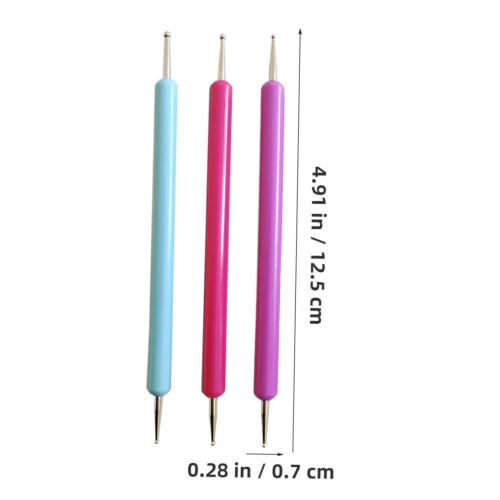 5pcs Nail Art Dotting Tools Set with Precision Tips and Comfortable Grip for Home and Salon 1