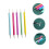 5pcs Nail Art Dotting Tools Set with Precision Tips and Comfortable Grip for Home and Salon 4