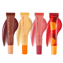 Lip Gloss Set 4 Pack with Tinted Lip Oil, Deep Hydration and Natural Glow for Smooth Lips