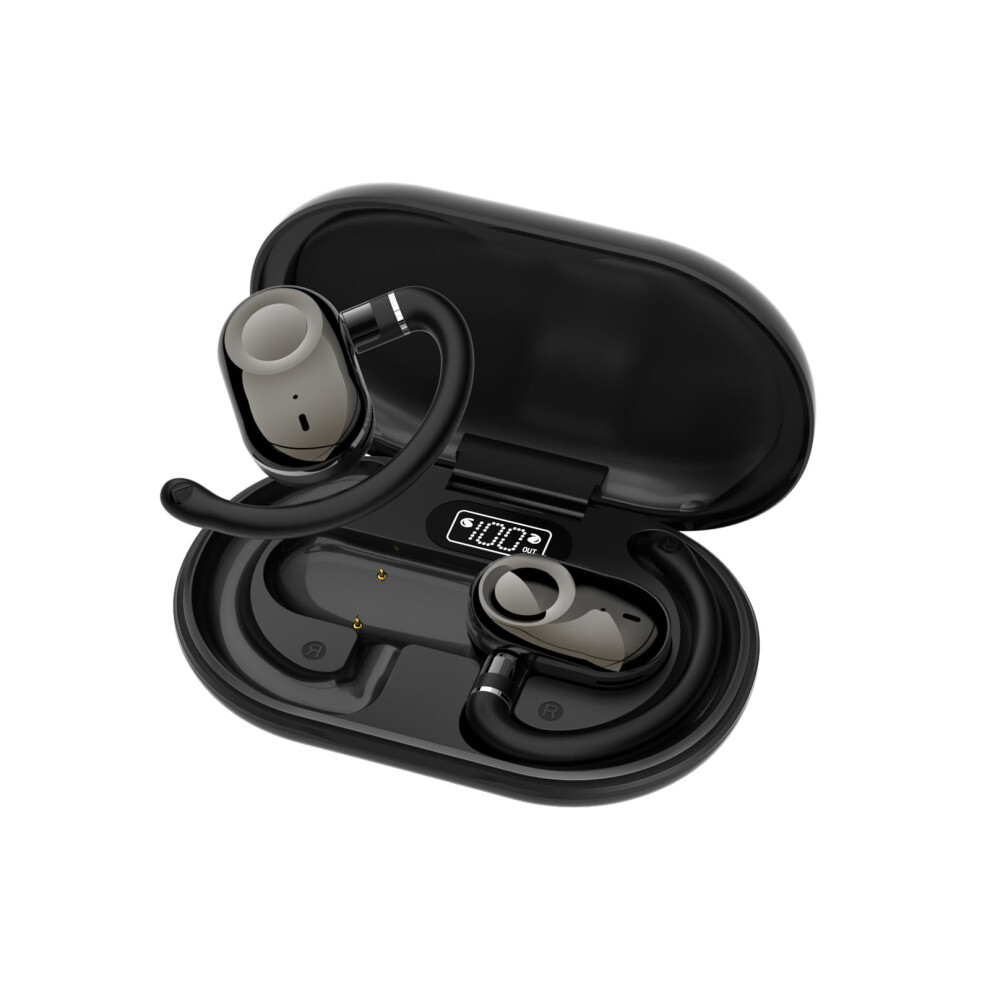 Open Ear Wireless Bluetooth 5.4 Headphones With Mic, Bone Conduction Sport Earbuds, Ipx5 Waterproof 9092120452433