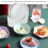 8Pcs Bone Spitting Dish Set, Dia 15cm, Wheat Straw 5