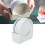 8Pcs Bone Spitting Dish Set, Dia 15cm, Wheat Straw 15