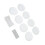 8Pcs Bone Spitting Dish Set, Dia 15cm, Wheat Straw 8