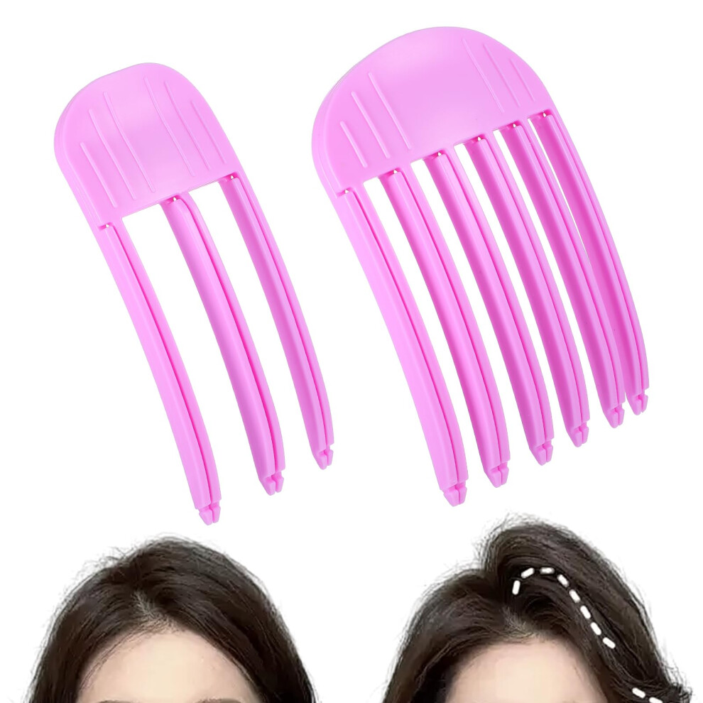 Unisex Hair Volume Styling Comb Set With Fluffy Bangs Hair Clip For Instant Root Lift And Voluminous Look